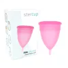 STERCUP - FDA SZILIKON MENSTRUÁCIÓS POHÁR RÓZSASZÍN - L MÉRET