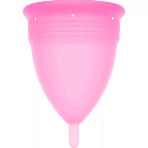 STERCUP - FDA SZILIKON MENSTRUÁCIÓS POHÁR RÓZSASZÍN - L MÉRET