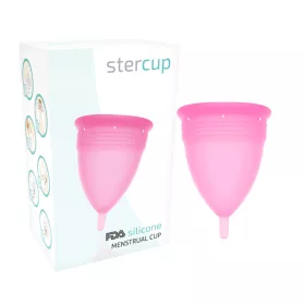   STERCUP - FDA SZILIKON MENSTRUÁCIÓS POHÁR RÓZSASZÍN - S MÉRET