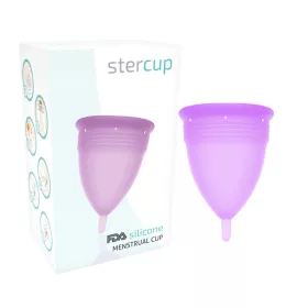   STERCUP - FDA SZILIKON MENSTRUÁCIÓS KOSÁR IBOLYA - S MÉRET