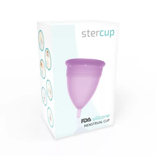 STERCUP - FDA SZILIKON MENSTRUÁCIÓS KOSÁR IBOLYA - S MÉRET