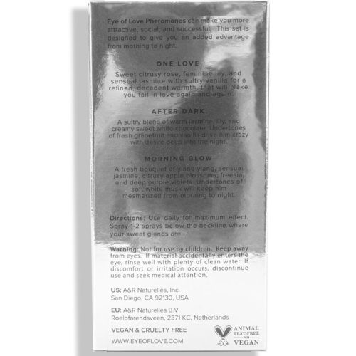 SZERELEM SZEME - EOL PHR PARFUM 10 ML KÉSZLET/3 - REGGELI FÉNY, EGY SZERELEM, SÖTÉT UTÁN