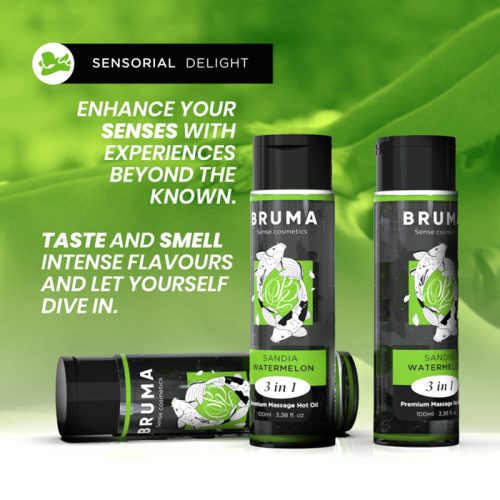 BRUMA - PRÉMIUM MASSZÁZS FORRÓ OLAJOS GÖRÖGDINNYE 3 AZ 1-BEN - 100 ML