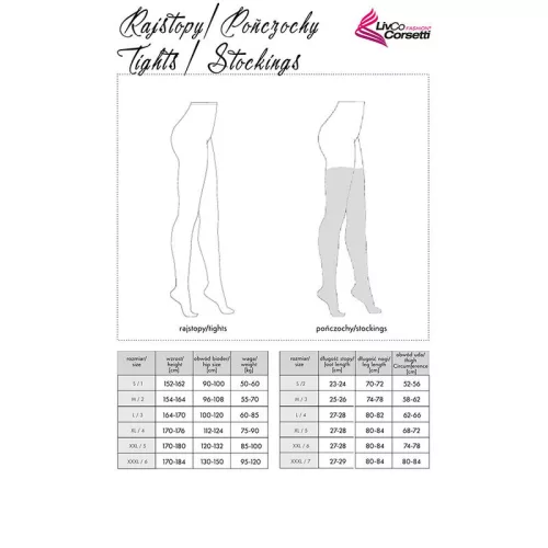 LIVCO CORSETTI DIVAT – LOLIWIA LC19330 ZOKNI FEKETE EGYMÉRETŰ,