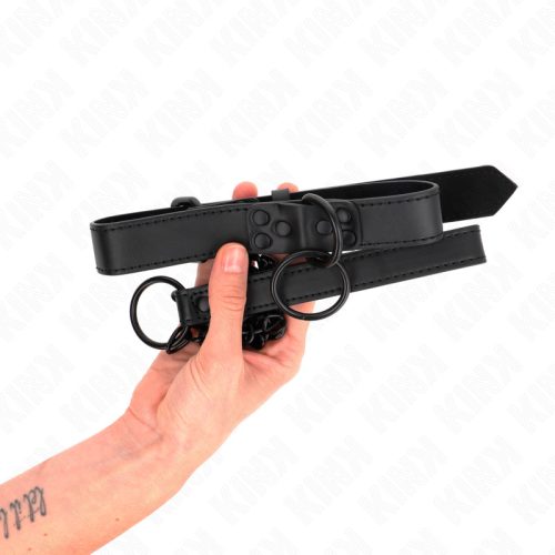 KINK - NYAKÖRV SÖTÉT PÓRÁZRAL 65 CM, ÁLLÍTHATÓ 37-54 CM X 3 CM