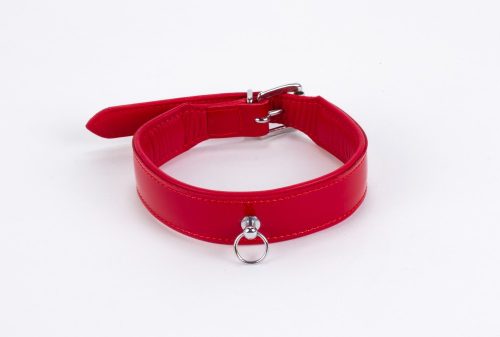Patent Leather with Lamb Leather Backing Red