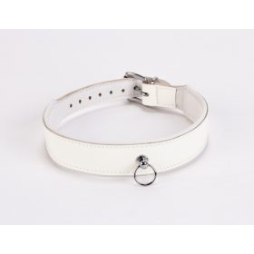 Patent Leather with Lamb Leather Backing White