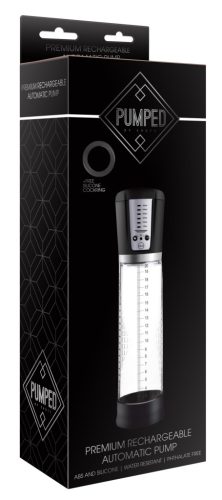 Automatikus péniszpumpa – prémium vákuum eszköz 20x6 cm