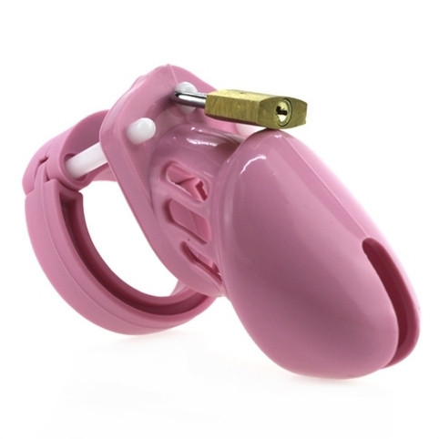 Rózsaszín szilikon szüzességi ketrec – érzéki felfedezéshez