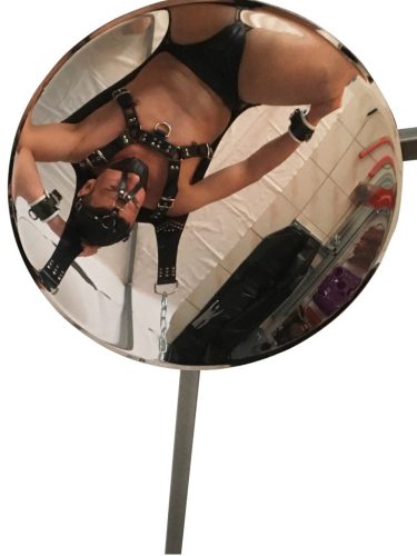 Tükrös SLING PORTATIVE – törhetetlen fém tükör 40 cm