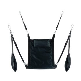 Rectangle Fabric Sling – prémium fekete függesztő szett