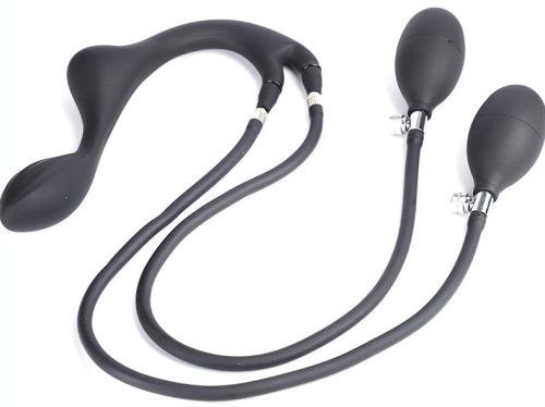 Dupla Plug – felfújható intim masszírozó 21 x 6 cm