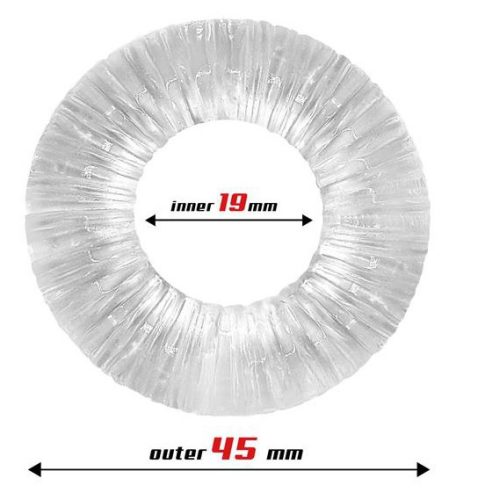 Átlátszó hajlékony péniszgyűrű – érzéki élményhez