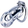 Cobra Steel – prémium fém chastity ketrec 10 x 3.7 cm
