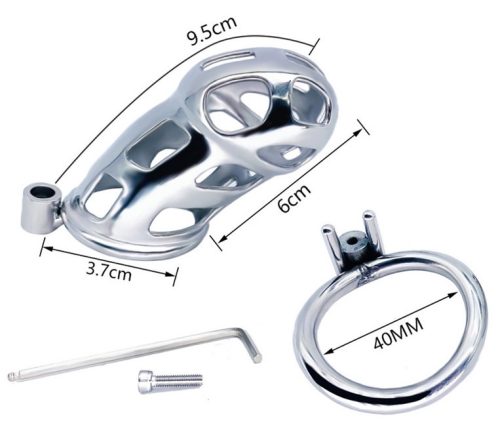 Cobra Steel – fém chastity ketrec, stílusos védelem