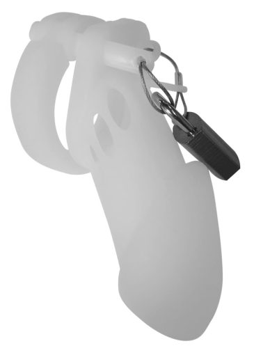 Bran – sárga szilikon chastity cage, érzéki izgalomhoz