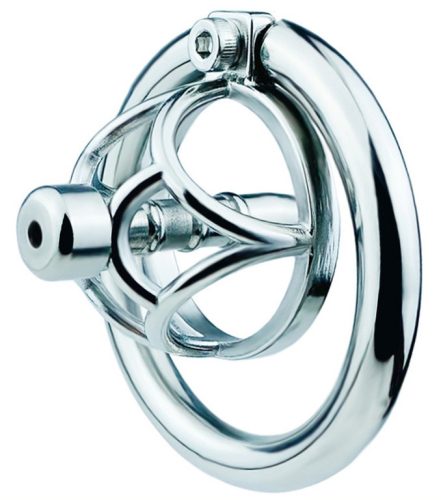 Fém szexuális zár – Hexy húgycső dugóval (3 x 3,3 cm)