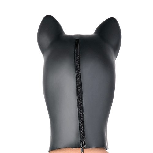Sweety Bear – elegáns latex maszk fekete színben