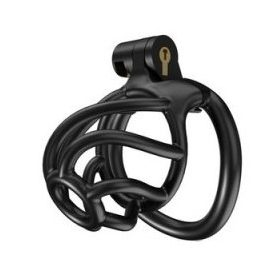   Chastity cage Tortille – fekete prémium tartózkodási ketrec