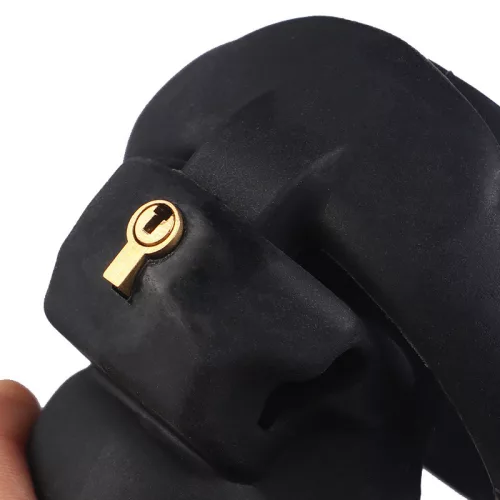 Flexy S – szilikon önmegtartó ketrec fekete 9 x 3,5 cm