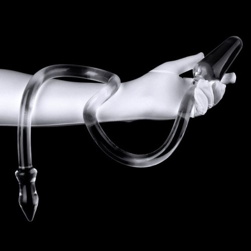 Plug Long Snass – átlátszó prémium hosszú dugó 43 cm