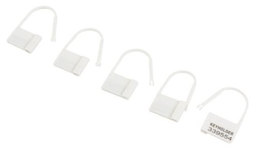 Fehér zárható lakatok – 5 darabos számozott szett