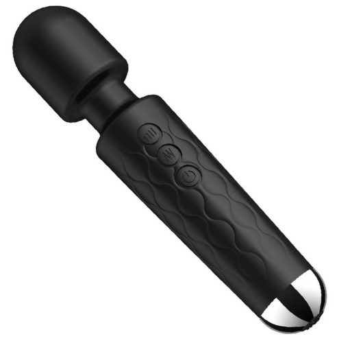 Wand Beautylit – 20 cm prémium masszírozó fekete fejjel