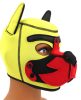 Puppy Fox – neopréna maszk sárga-piros színben