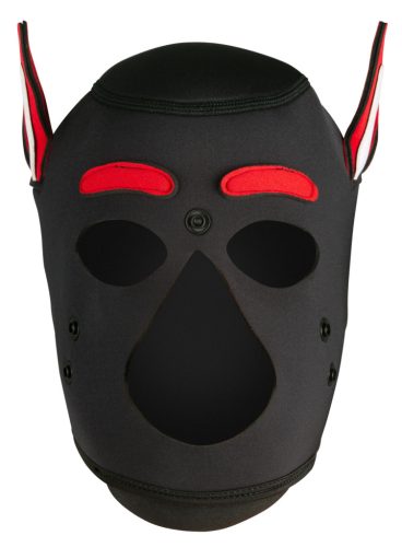 Red Husky Hood – érzéki vérvörös maszk az intimitásért