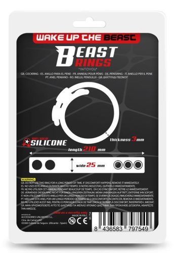 Beastring – állítható prémium intim gyűrű (35-60mm)