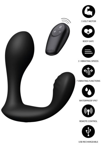 Bullseye – vibráló prosztata stimuláló, 10 x 4 cm