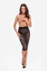 Ambivalence lace up midi skirt  - S