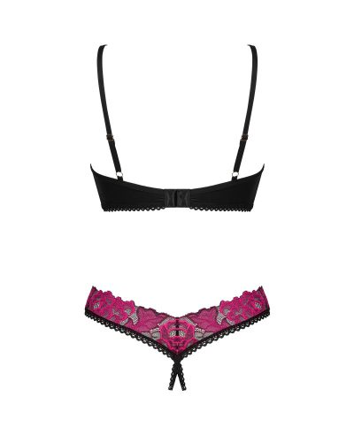 Rosenty 2-pcs crotchless set  M/L