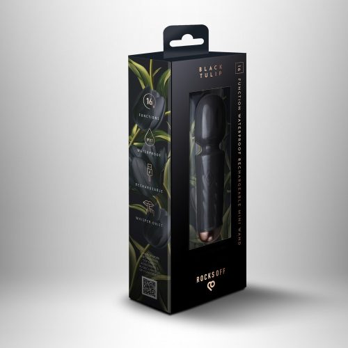 Rechargeable Mini Wand - Black Tulip